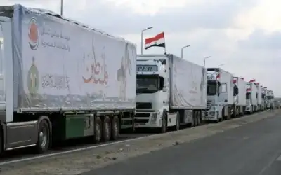 47 شاحنة مساعدات جديدة تدخل غزة