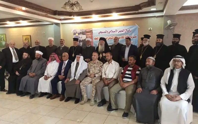 لقاء في مأدبا يجمع رجال الدين