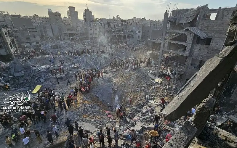 الاحتلال قصف جباليا بـ 6 قنابل