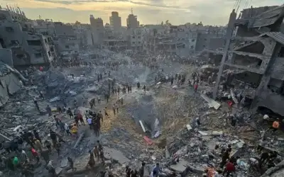 ارتفاع عدد شهداء غزة إلى 8769