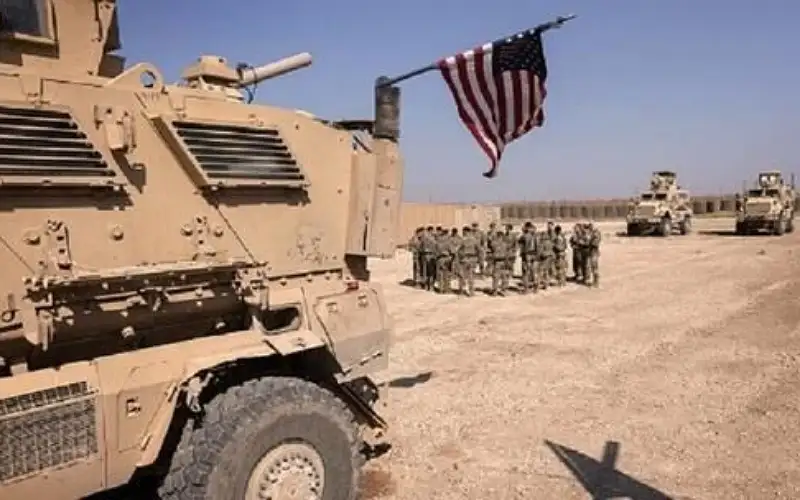 استهداف القاعدة الأميركية بالحسكة بطائرة مسيرة