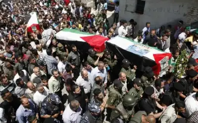 9 شهداء فلسطينيين بالضفة والقدس بأقل