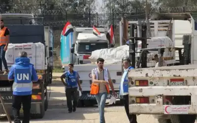 50 شاحنة مساعدات جديدة تدخل غزة