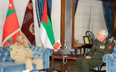 الحنيطي يستقبل رئيس هيئة أركان قوة