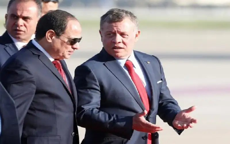 الملك والسيسي يؤكدان ضرورة فرض هدنة