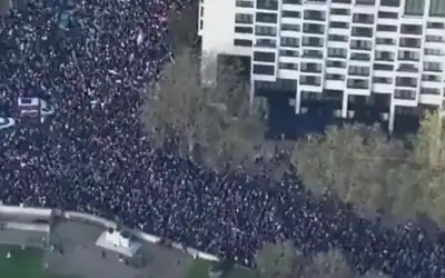 مظاهرة مليونية في شوارع لندن تطالب