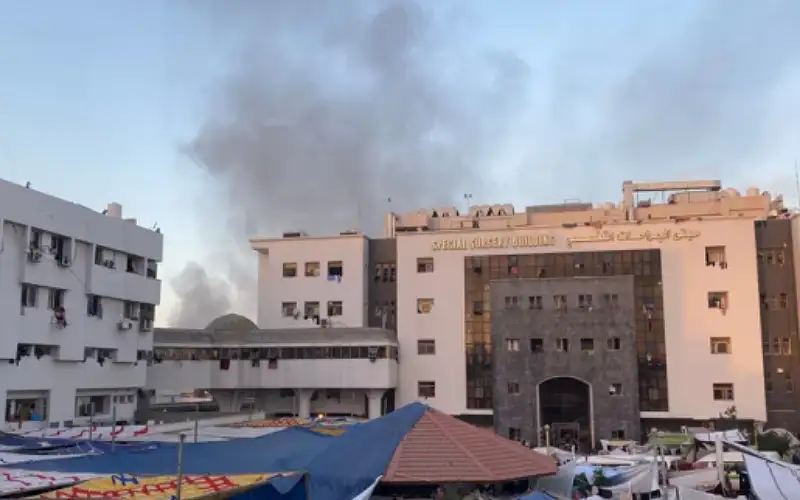 صحة غزة: مستشفى الشفاء خارج الخدمة