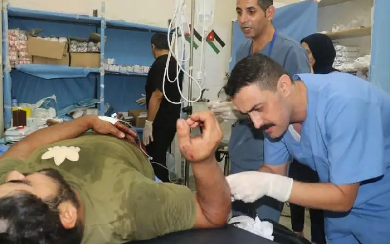 163 حالة استقبلها الميداني العسكري الأردني