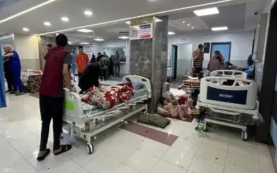 مستشفى الأقصى : بترنا أعضاء مصابين