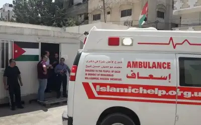إصابة 7 من كوادر المستشفى الميداني
