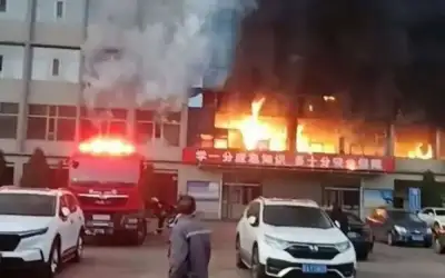 مصرع 11 شخصا بحريق شمال الصين