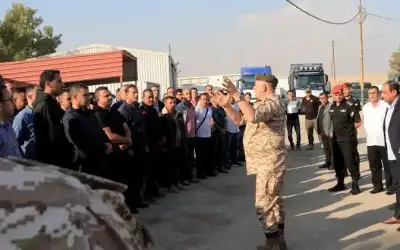 القوات المسلحة الاردنية ترسل مستشفى ميدانيا