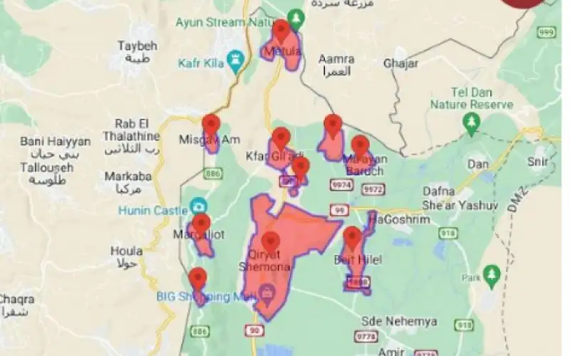 صافرات الانذار تدوي في مستوطنات شمال