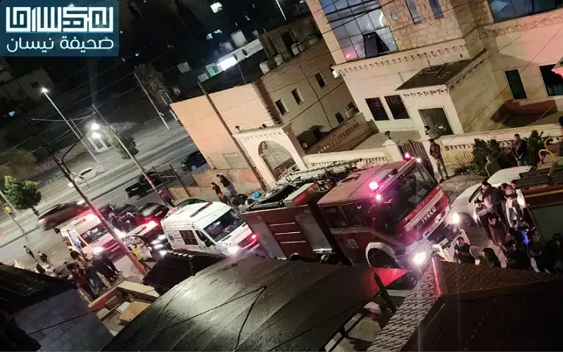 انفجار اسطوانة غاز في صويلح