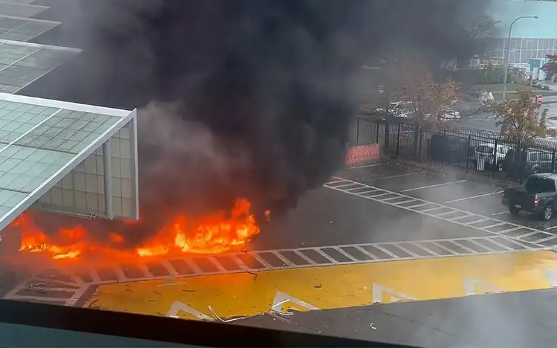 FBI: الانفجار على الجسر الحدودي مع