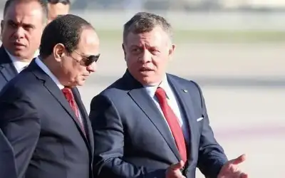 الملك مغردا: نقف مع مصر في