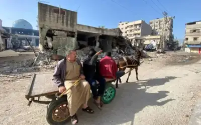 شهيدان مع سريان الهدنة في قطاع