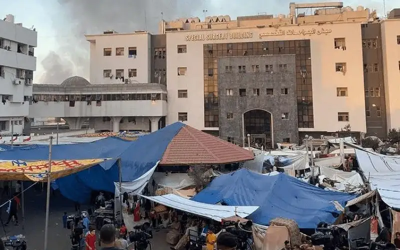 الاحتلال فجر قبل انسحابه مرافق مستشفى