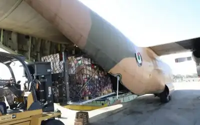 الجيش العربي يرسل 11 شاحنة مساعدات
