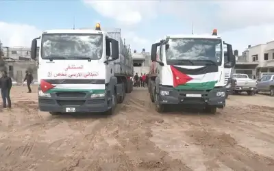 المستشفى الميداني الأردني بغزة يباشر عمله