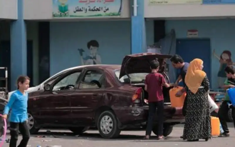 1.1 مليون نازح في قطاع غزة
