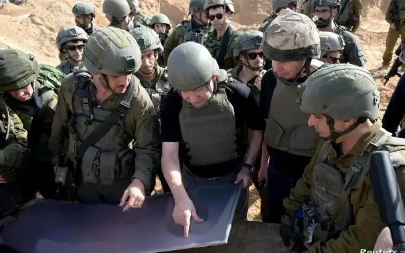 جيش الإحتلال ينشر خريطة تقسم قطاع