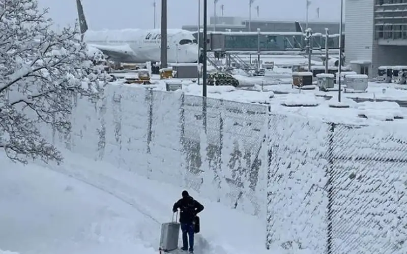 موجة ثلج تضرب ألمانيا وتعطل حركة