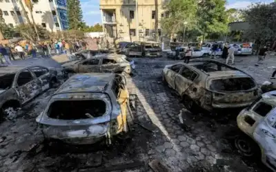 خروج المستشفى الوحيد في شمال غزة