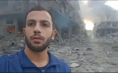 استشهاد والد صحفي قناة الجزيرة الزميل