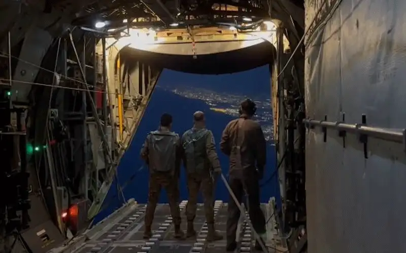 إنزال جوي سادس للمستشفى الميداني الأردني