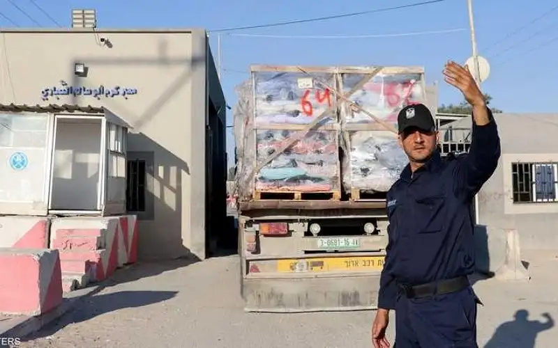 وصول أول شاحنة أردنية لغزة عبر