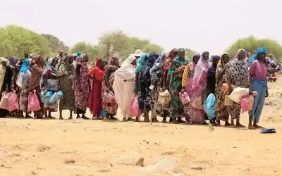 حرب السودان تسجل أكبر أزمة نزوح