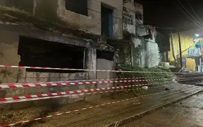 جرش: إخلاء مبنى آيل للسقوط في