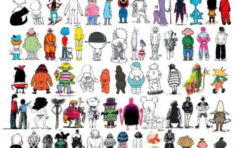 80 شخصية كرتونية تدير ظهرها كحنظلة