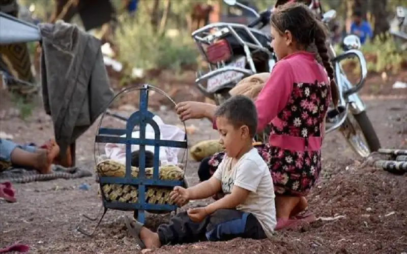 %50 من أطفال النازحين بغزة يعانون