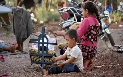 %50 من أطفال النازحين بغزة يعانون