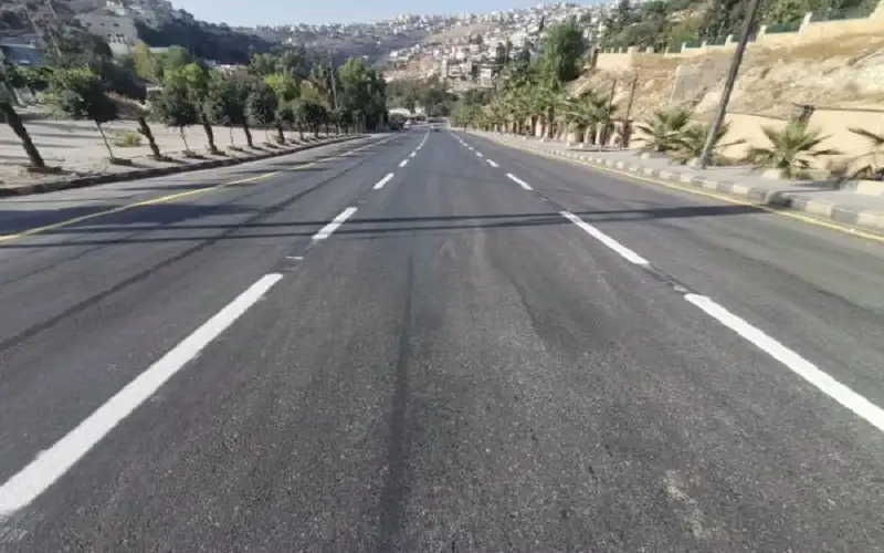 إنتهاء أعمال صيانة وتعبيد طريق وادي