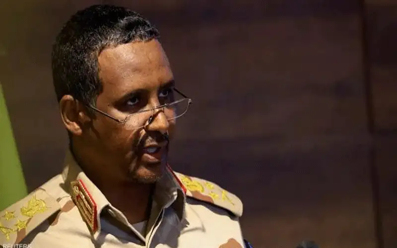 دقلو: عهدنا أن تنتهي الحرب لصالح