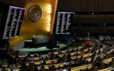 جلسة للجمعية العامة بشأن الوضع في