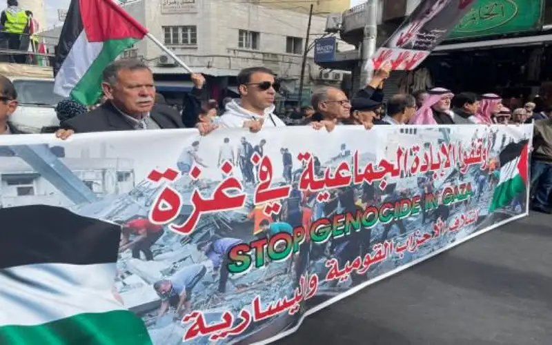 الأردن.. مسيرات حاشدة في عدة محافظات