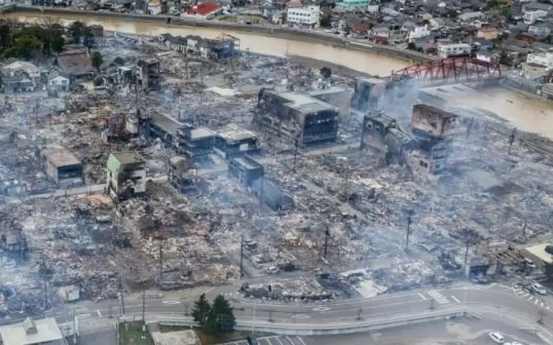 ارتفاع عدد ضحايا زلزال اليابان إلى