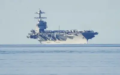 الحوثيون: رصدنا حاملة الطائرات الامريكية تقترب