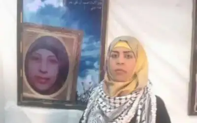 ارتقاء الأسيرة المحررة وفاء البس في