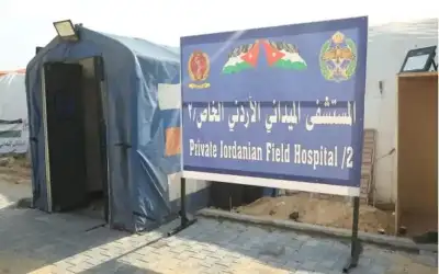 58.5 ألف مراجع للمستشفيات الميدانية الأردنية