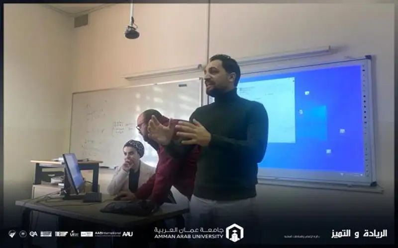 طلبة تربوية عمان العربية ينفذون ورشة