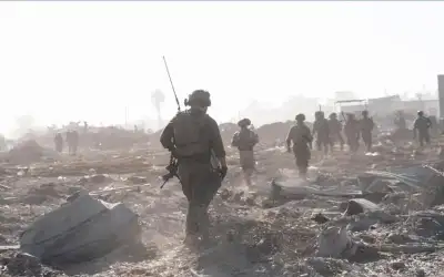 تفجير عبوة مضادة للافرادة بقوة اسرائيلية