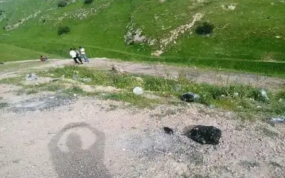 اصابة 7 اشخاص جراء تدهور مركبة