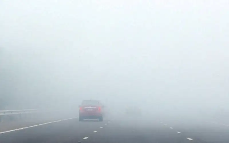 تحذير من ضباب كثيف الآن في