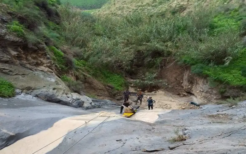 الدفاع المدني ينقذ شخصا سقط في