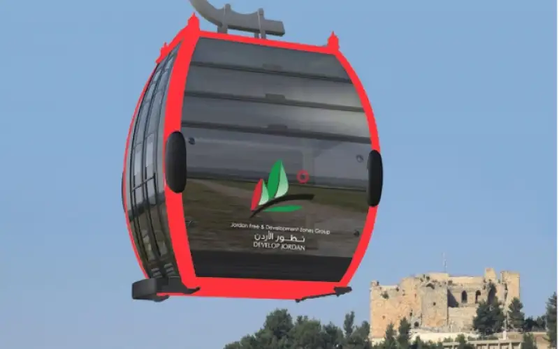 بسبب الظروف الجوية توقف تلفريك عجلون